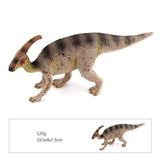 Load image into Gallery viewer, 8‘’ Realistic Parasaurolophus Dinosaur Solid Figure Model Toy Decor Brown