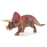 Load image into Gallery viewer, 8‘’ Realistic Triceratops Dinosaur Solid Figure Model Toy Decor Red