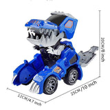 Load image into Gallery viewer, Automatic Electric Dinosaur Transforming Car Truck with Music and LED Light Transform Car Toy Gift for Kids Boys Girls