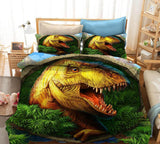 Load image into Gallery viewer, Bedding Set Dinosaur Coverlet and Pillowcase Set Bedroom Decoration 02 / AU Single 55.1”*82.6”