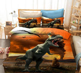 Load image into Gallery viewer, Bedding Set Dinosaur Coverlet and Pillowcase Set Bedroom Decoration 03 / AU Single 55.1”*82.6”