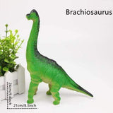 Load image into Gallery viewer, Different Types of Dinosaurs with Sound T Rex Triceratops Stegosaurus Model Toy for Kids Brachiosaurus