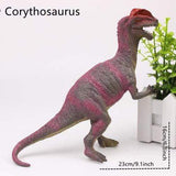 Load image into Gallery viewer, Different Types of Dinosaurs with Sound T Rex Triceratops Stegosaurus Model Toy for Kids Corythosaurus