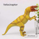 Load image into Gallery viewer, Different Types of Dinosaurs with Sound T Rex Triceratops Stegosaurus Model Toy for Kids Velociraptor