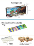Load image into Gallery viewer, Dino Egg Dig Kit 12 Dinosaur Fossil Eggs Excavation Painting Kits Toys Educational Science Gift Yellow