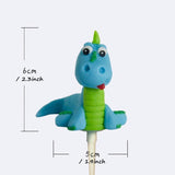 Load image into Gallery viewer, Dinosaur Cake Decoration Clay Cute Dinosaur Cake Ideas Cake Topper Party Supplies Blue Dinosaur 02