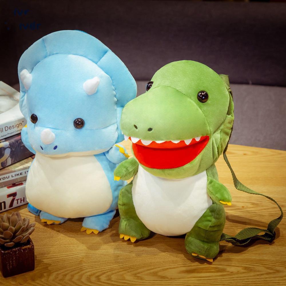 Dinosaur Backpack - Dinosaur Toys for Kids 3-5 - Kids Suitcase for Girls  Boy w Stuffed Animal 