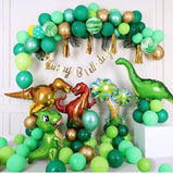 Load image into Gallery viewer, Dinosaur Theme Balloons Suite Foil Latex Balloons Party Decorated Kids