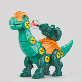 Load image into Gallery viewer, DIY Take Apart Dinosaur Educational STEM Toys Set for Kids with Missile Fire Launcher Brachiosaurus