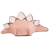 Load image into Gallery viewer, Fashion Stegosaurus Bag Dinosaur Shape Shoulder Bag PU Leather Rivet Purses Handbag Pink-Stegosaurus