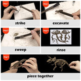 Load image into Gallery viewer, Large Dinosaur Skeleton Excavation Dig Up DIY Take Apart Dino Realistic Fossil Model Kit Toys