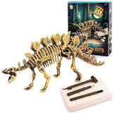 Load image into Gallery viewer, Large Dinosaur Skeleton Excavation Dig Up DIY Take Apart Dino Realistic Fossil Model Kit Toys Stegosaurus