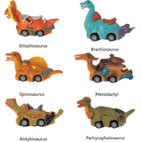 Load image into Gallery viewer, Mini Dinosaur Toy Pull Back Cars Dino Toy Cars for Boys Girls 3-6 Years Old 6 Pcs Dino Car-C
