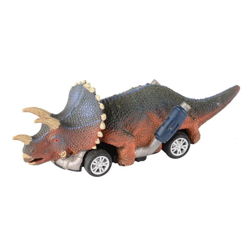 Dinosaur Toy Triceratops Truck with Pull Back Cars and Figures Storage –  Dinolize