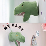 Load image into Gallery viewer, Wall Mounted Dinosaur Head Home Decor Kids Bedroom Wall Decor