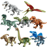 Load image into Gallery viewer, 5‘’ Mini Dinosaur Jurassic Theme DIY Action Figures Building Blocks Toy Playsets 8 Pack (Save $14) / B Pack