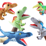 Load image into Gallery viewer, Name Personalized Adorable Plush Dinosaur Hand Puppet Interactive Cosplay Role Play Game Toy