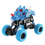 Load image into Gallery viewer, Stunt Dinosaur 4-Wheel Drive Off-road Vehicle Pull Back Car Toys Truck Gifts for Kids