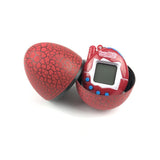 Load image into Gallery viewer, Multi Color Cracked Dinosaur Egg with Key Chain Digital Electronic Pet Game Toy Red
