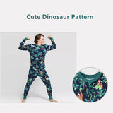 Load image into Gallery viewer, Matching Family Dinosaur Pajamas Set Mom Dad Kids Baby Holiday Pjs Sleepwear