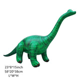 Load image into Gallery viewer, 7 PCS Inflatable Jungle Dinosaur Realistic Figures Great for Pool Party Decoration Brachiosaurus