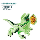 Load image into Gallery viewer, 5&quot; Luminous Dinosaur Jurassic Theme Building Blocks DIY Action Figures Play Set 77010-1