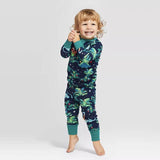 Load image into Gallery viewer, Matching Family Dinosaur Pajamas Set Mom Dad Kids Baby Holiday Pjs Sleepwear Kids / KIDS :2T