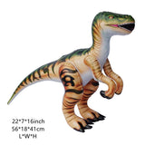 Load image into Gallery viewer, 7 PCS Inflatable Jungle Dinosaur Realistic Figures Great for Pool Party Decoration Velociraptor