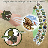 Load image into Gallery viewer, Dinosaur Flip Top Watch with Slide Projector 24 Species Pattern Educational Learning Toy