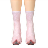 Load image into Gallery viewer, 3D Printing Funny Animal Foot Hoof Paws Elastic Long Socks Pig / Children
