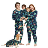 Load image into Gallery viewer, Matching Family Dinosaur Pajamas Set Mom Dad Kids Baby Holiday Pjs Sleepwear Dog / Dog :S
