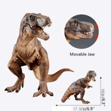 Load image into Gallery viewer, [Compilation] Realistic Different Types Of Dinosaur Figure Solid Action Figure Model Toy Tyrannosaurus / Brown